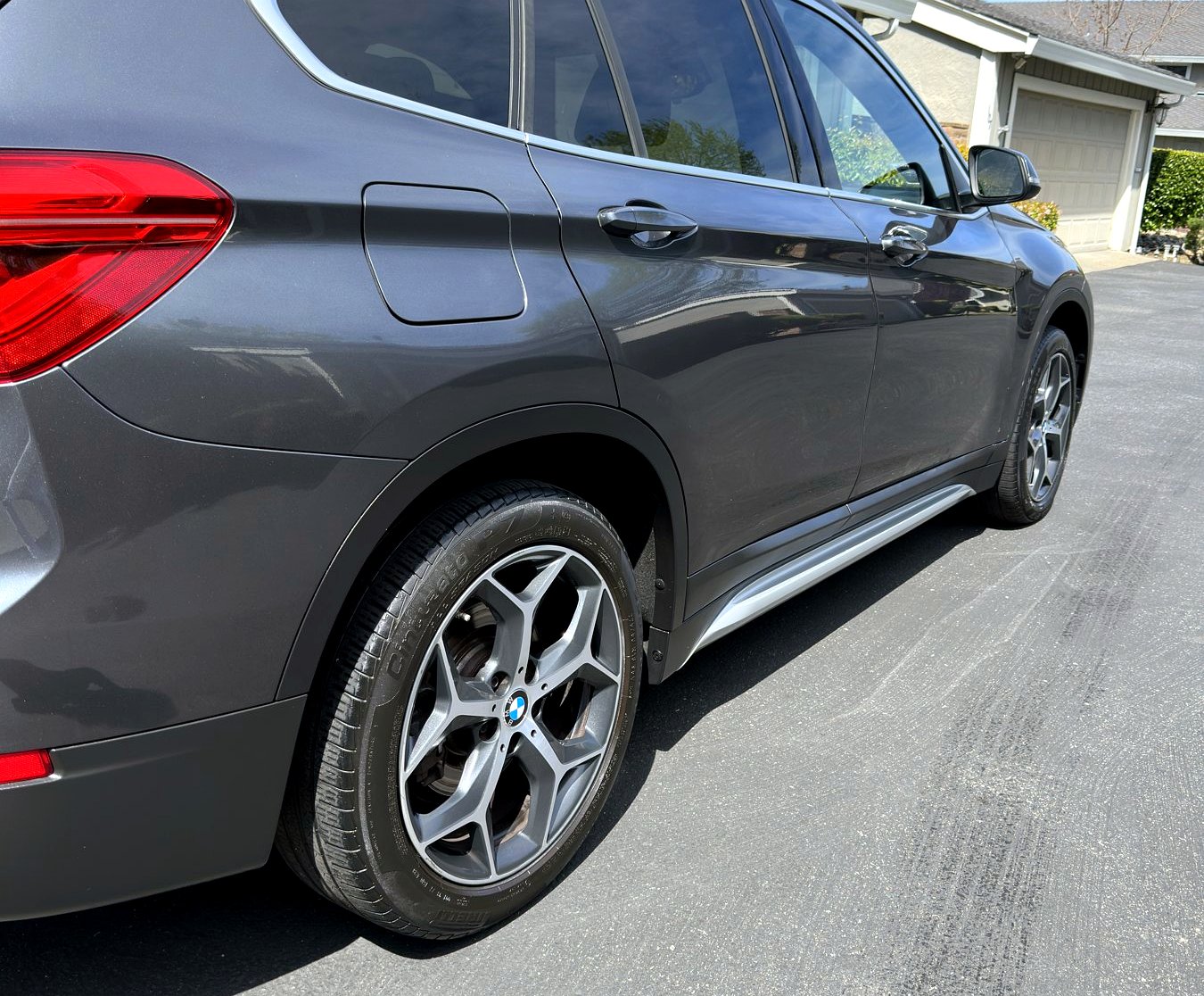 Grey BMW X1 cleaned and sealed